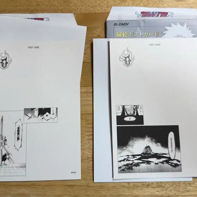 [BUNJANG] Bleach Jump Shop Metallic Postcard Collection - Soi Fon &amp; Kyoraku Shunsui / 블리치 점프샵 메탈릭 엽서 컬렉션 소이퐁 쿄라쿠 슌스이