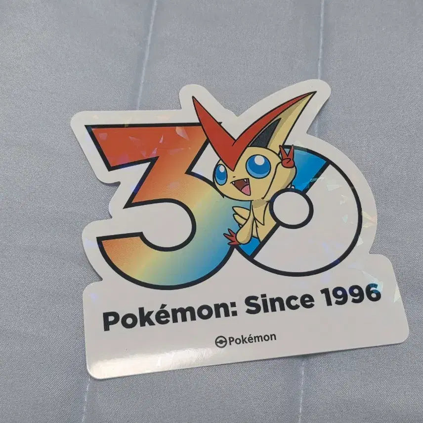 [BUNJANG] Pokemon 30th Anniversary Sticker Victini / 포켓몬 30주년 스티커 비크티니