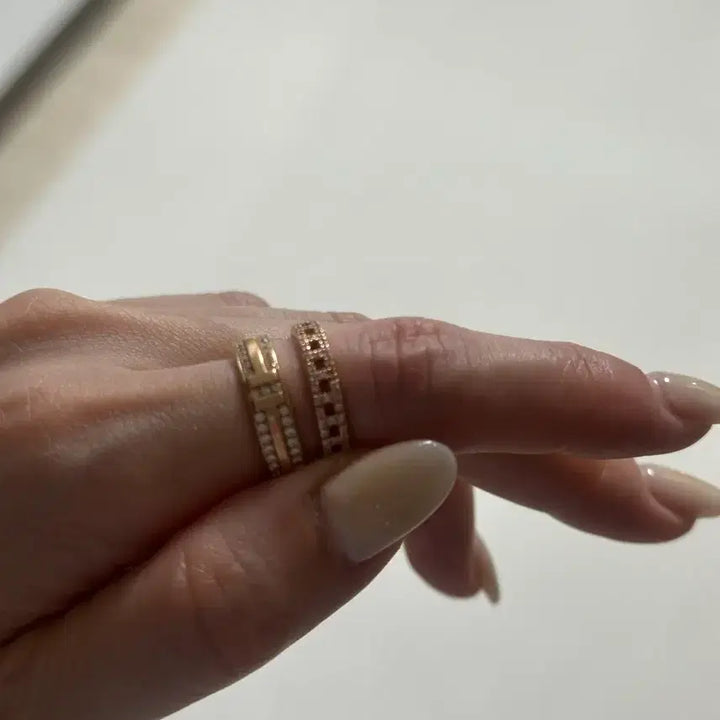 [BUNJANG] 14K Gold Ring with Cubic Zirconia / t반지st  14k 반지