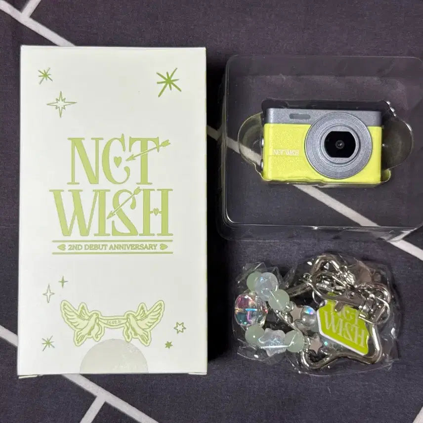 [BUNJANG] NCT WISH 2nd Anniversary MD Micro Camera Set Keyring (Main Product Split Set) / 엔시티위시 2주년 엠디 마이크로 카메라 세트 키링 본품 분철 nct