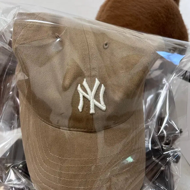 [BUNJANG] MLB Rookie Unstructured Ball Cap Beige / [새상품] MLB 루키 언스트럭쳐 볼캡 베이지