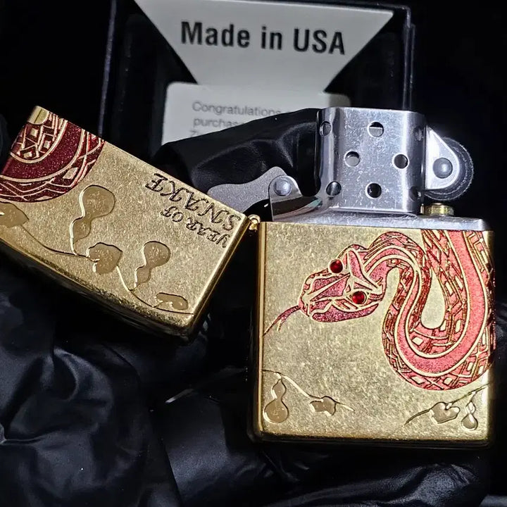 [BUNJANG] Zippo Year of the Snake Limited Edition Lighter / zippo 지포 Year of Snake1 뱀띠 한정판 라이터