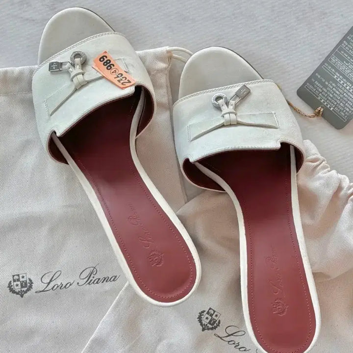 [BUNJANG] Loro Piana Summer Charme Mules Slippers / 로로피아나 썸머 참 뮬 슬리퍼