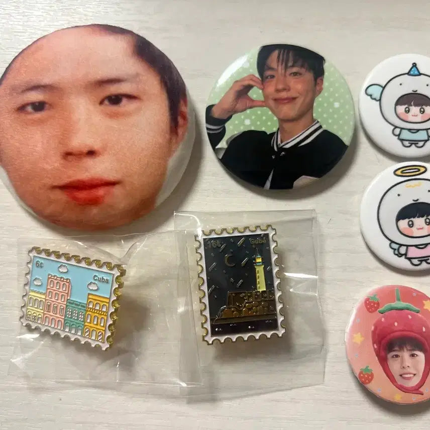 [BUNJANG] Park Bo Gum Bundle Set - Jelly Badge, Pin Badge, Can Badge / (일괄) 박보검 말랑뱃지, 핀뱃지, 캔뱃지