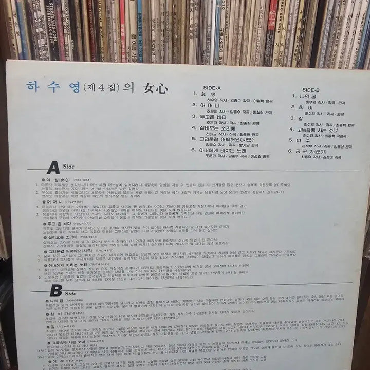 [BUNJANG] Ha Su-yeong "Yeoshim" LP Vinyl Record / 하수영 여심 LP 음반
