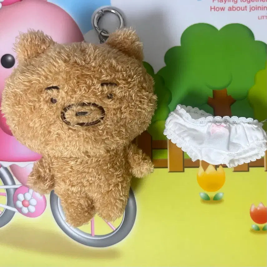 [BUNJANG] SIBURI Stuffed Doll with Lace Underwear Bundle Set / SIBURI 인형+빤쮸 일괄판매 (단순 전시/외출X)