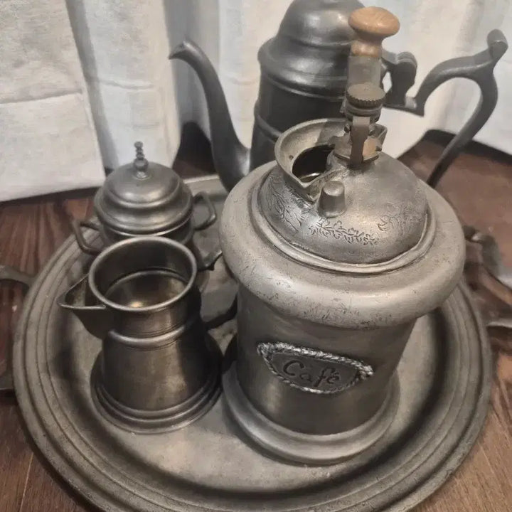 [BUNJANG] Italian Antique Pewter Set / 이태리 엔틱 주석세트