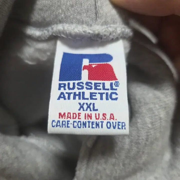[BUNJANG] 90s Russell Athletic Grey Hoodie USA 2XL / 90s 러셀 그레이 후드 USA 2XL