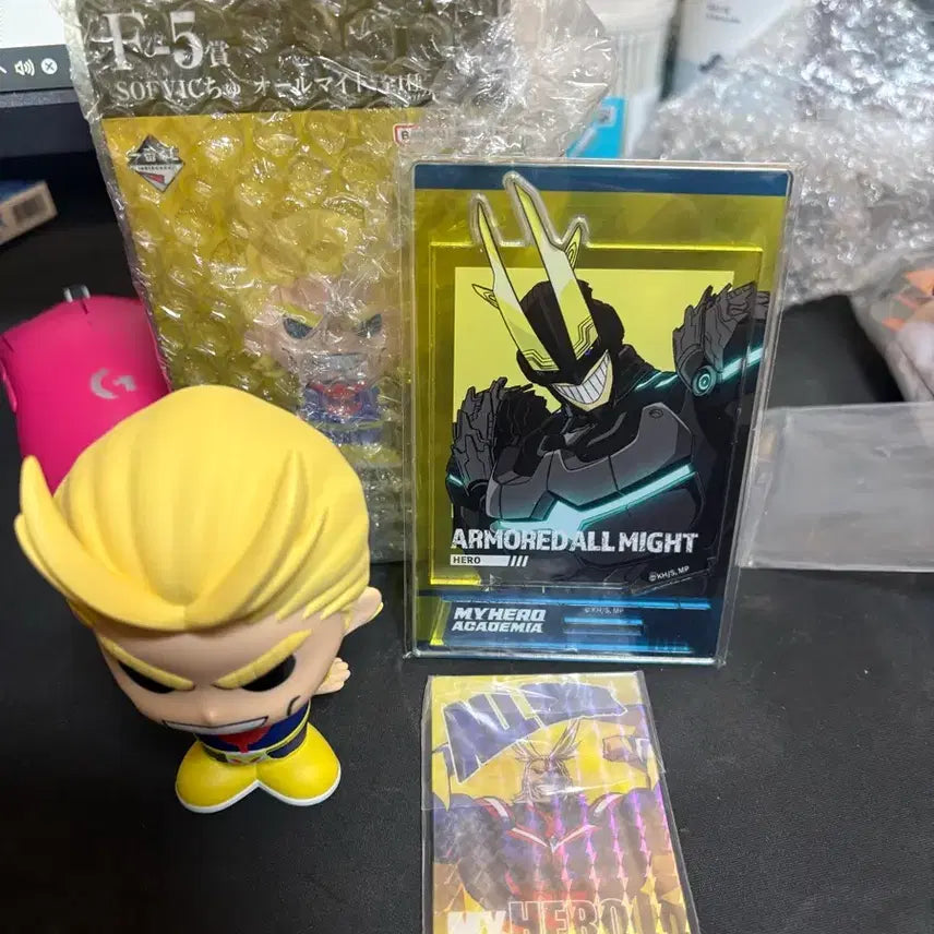 [BUNJANG] All Might Sofubi &amp; Acrylic Bundle Set / 올마이트 소프비.아크릴 일괄판매