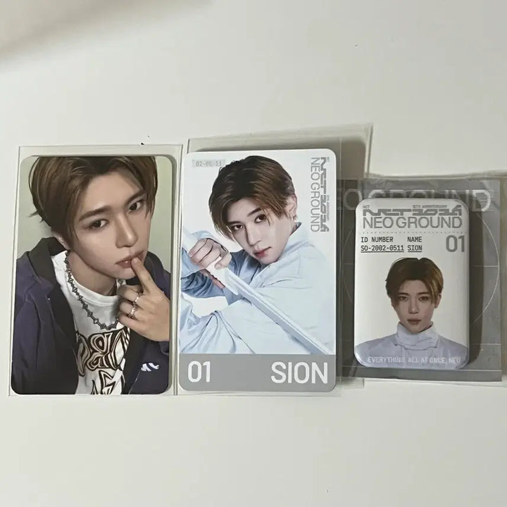 [BUNJANG] NCT Wish 10th Anniversary Trading Card Set + ID Photo Badge / Nct 10주년 엔시티 위시 팝업 시온 트레카 랜덤 뱃지 세트