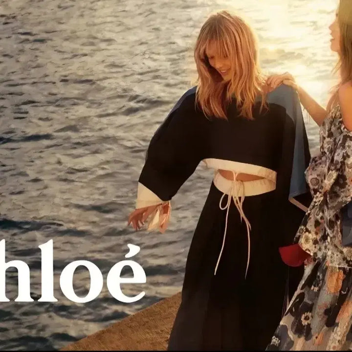 [BUNJANG] Chloe Silk Paisley Flare Blouse / (정품) Chloe 실크 페이즐리 플레어 블라우스 / 38 (55~66)