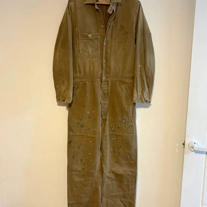 [BUNJANG] RRL Duck Canvas Double Knee Coverall Jumpsuit / RRL 더블알엘 덕캔버스 더블니 커버올 점프슈트