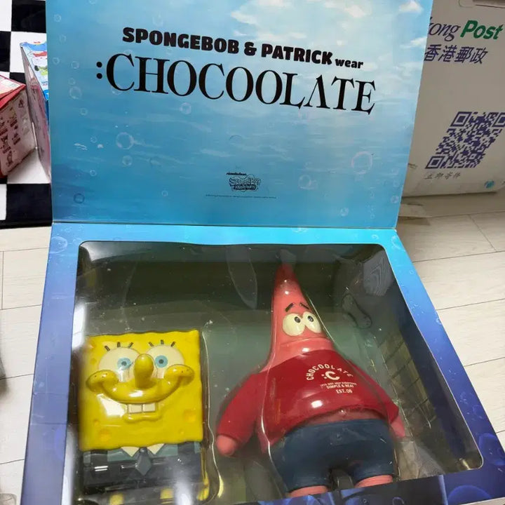 [BUNJANG] Chocoolate x Spongebob Collaboration Figure (Sealed) / chocoolate x spongebob 콜라보 피규어 미개봉