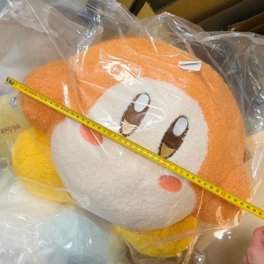 [BUNJANG] Kirby Planet Robobot Waddle Dee BIG Mochi Cushion Plush / [일본 정품] 재입고 별의 커비 웨이들디 BIG 모찌모찌 쿠션 인형