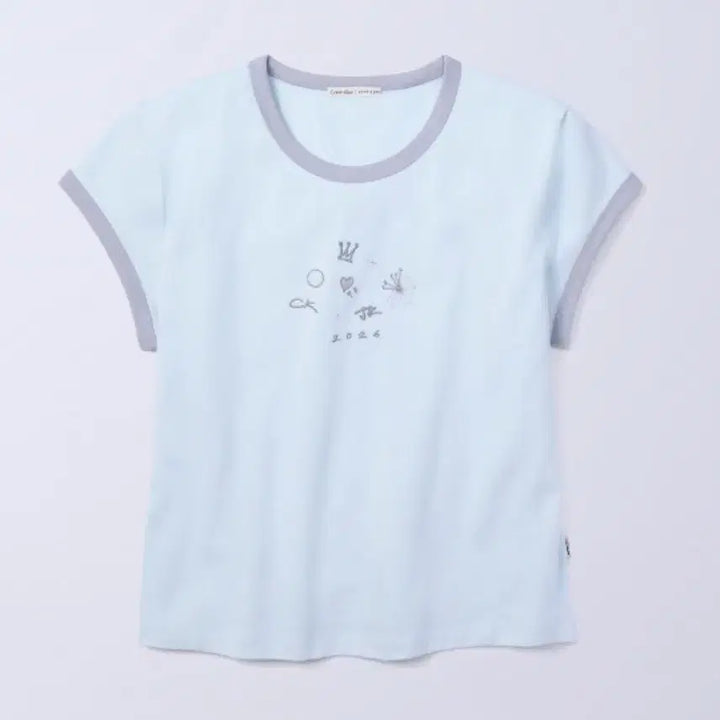 [SOLD OUT] CKJK 정국 캘빈클라인 콜라보 링거 베이비 반팔 S