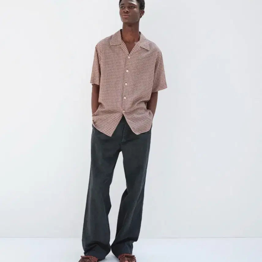 [BUNJANG] Orrery 26ss Garment Dyed Pin Tuck Wide Pants Black / 오라리 26ss 가먼트다이드 핀스 라이트 치노 원턱 와이드 팬츠 블랙 5
