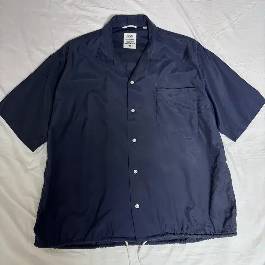 [BUNJANG] nanamica 25SS Open Collar Shirt Navy / 나나미카 25SS 오픈카라 셔츠 [M] 네이비