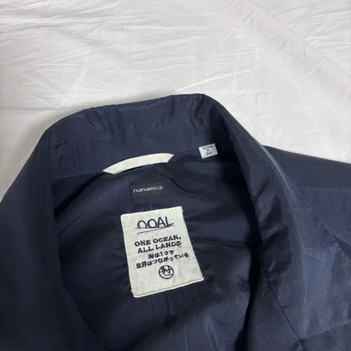 [BUNJANG] nanamica 25SS Open Collar Shirt Navy / 나나미카 25SS 오픈카라 셔츠 [M] 네이비
