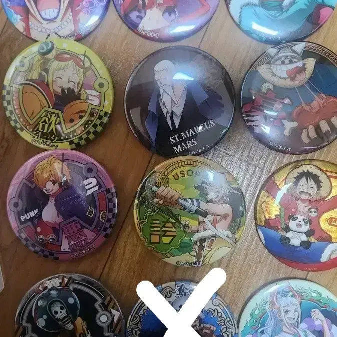 [BUNJANG] One Piece Straw Hat Store Can Badge / 원피스 캔뱃지