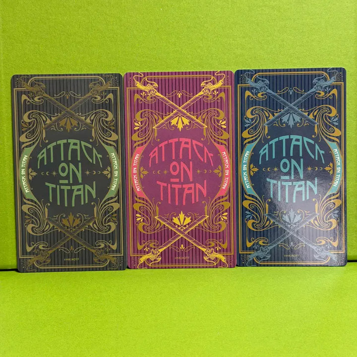 [BUNJANG] Attack on Titan Arcana Cards Set (Eren, Levi, Sasha, Jean, Connie) / 진격의 거인 진격거 아르카나 카드 3종 에렌 리바이 샤샤 쟝 코니