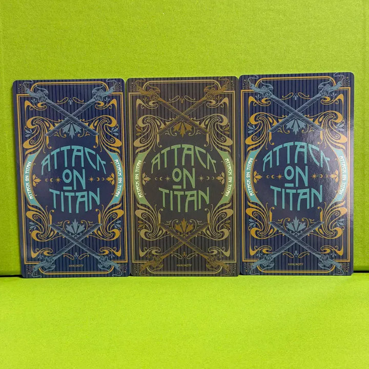 [BUNJANG] Attack on Titan Ensky Arcana Card Set 3 Types (Hange, Eren, Armin, Mikasa) / 진격의 거인 진격거 엔스카이 아르카나 카드 3종 한지 에렌 아르민 미카사