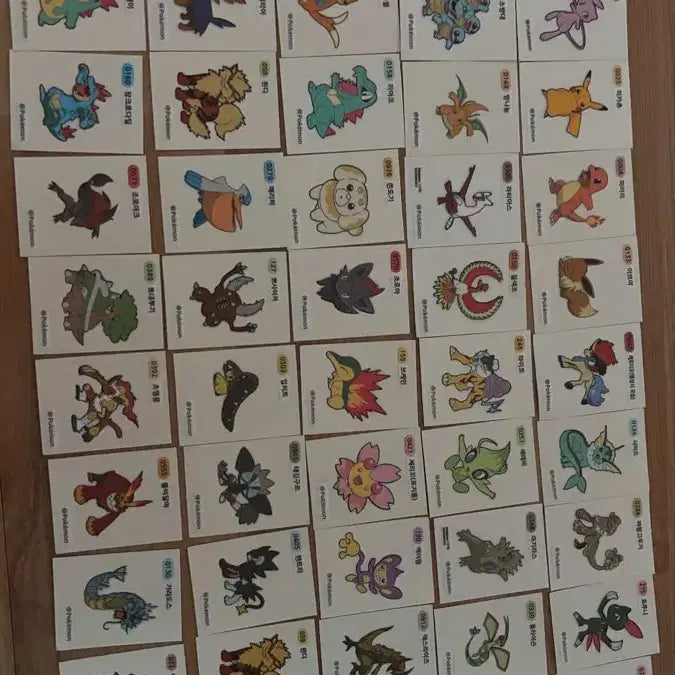 [BUNJANG] Pokemon Stickers &amp; Cards Bundle / 포켓몬 띠부실, 포켓몬 카드 팝니다