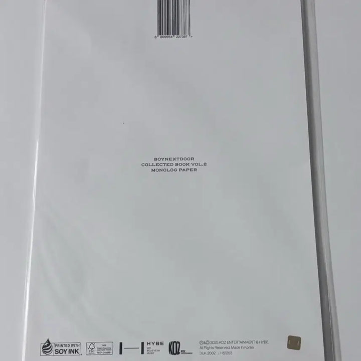 [BUNJANG] BOYNEXTDOOR MONOLOG PAPER Collected Book Vol.2 / BOYNEXTDOOR MONOLOG PAPER 보이넥스트도어 콜북 화보