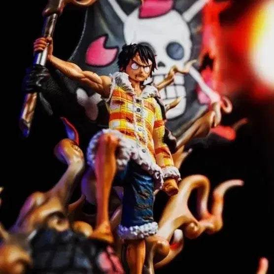 [BUNJANG] Naga Studio One Piece Drum Kingdom Flag Luffy Resin Statue (Limited Edition) / 원피스 레진 개봉양품 naga 깃발 루피 드럼왕국 명장면 팝니다