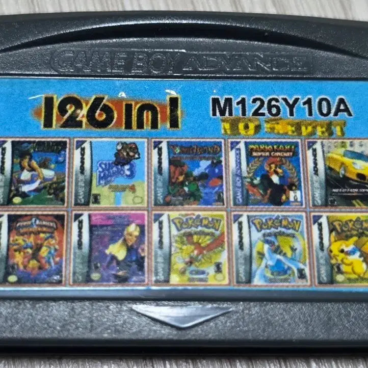 [BUNJANG] Game Boy Advance 126-in-1 Game Cartridge / GBA 126합팩