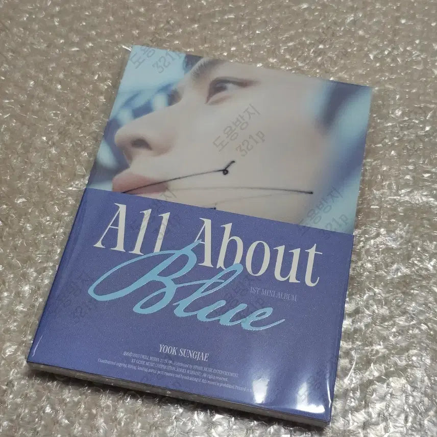 [BUNJANG] BTOB Yook Sung Jae Solo All About Blue Autographed Album / [친필싸인앨범] 비투비 육성재 솔로 All About Blue (비매)