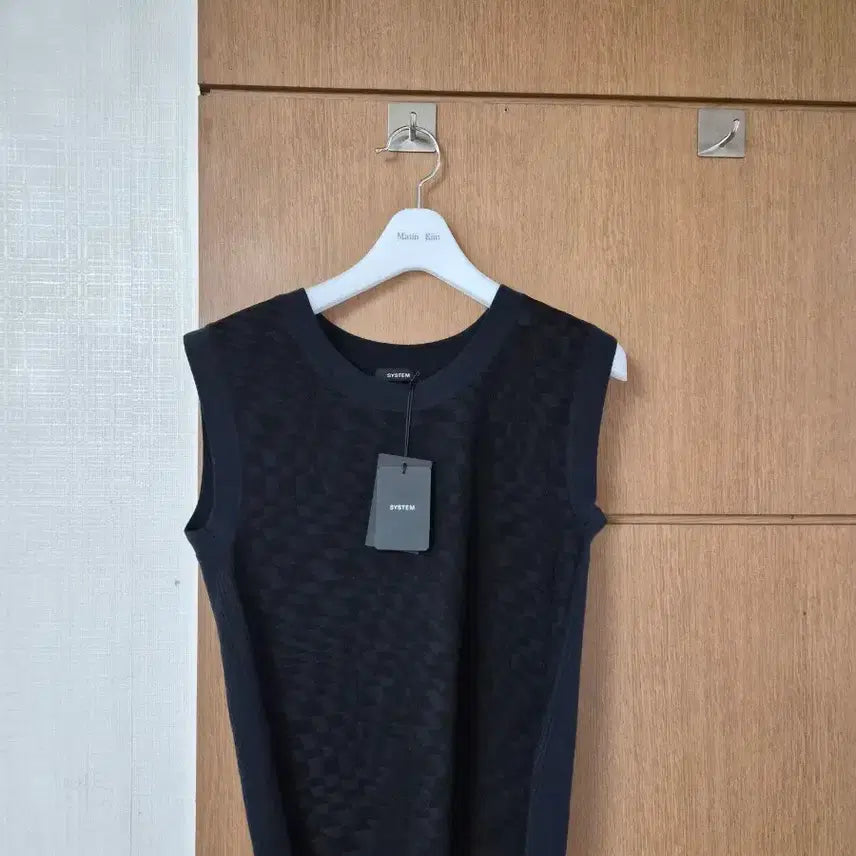 [BUNJANG] SYSTEM Houndstooth Rayon Vest / [새상품] SYSTEM 시스템 레이온 베스트