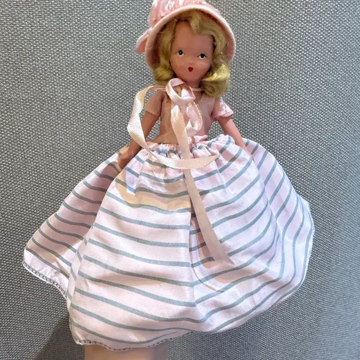 [BUNJANG] Vintage Nancy Doll Nancy &amp; Storybook Striped Dress Doll / 빈티지 낸시돌 낸시앤스토리북 스트라이프  드레스 인형
