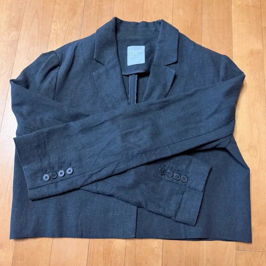 [BUNJANG] 8seconds Navy Cropped Summer Jacket / 에잇세컨즈 여름 네이비크롭 자켓