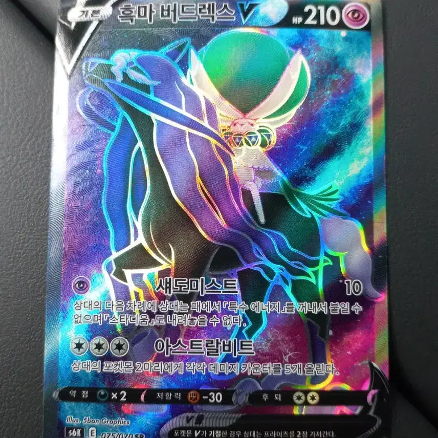 [BUNJANG] Rayquaza V SR Pokemon Card / 흑마 버드렉스V SR 포켓몬카드