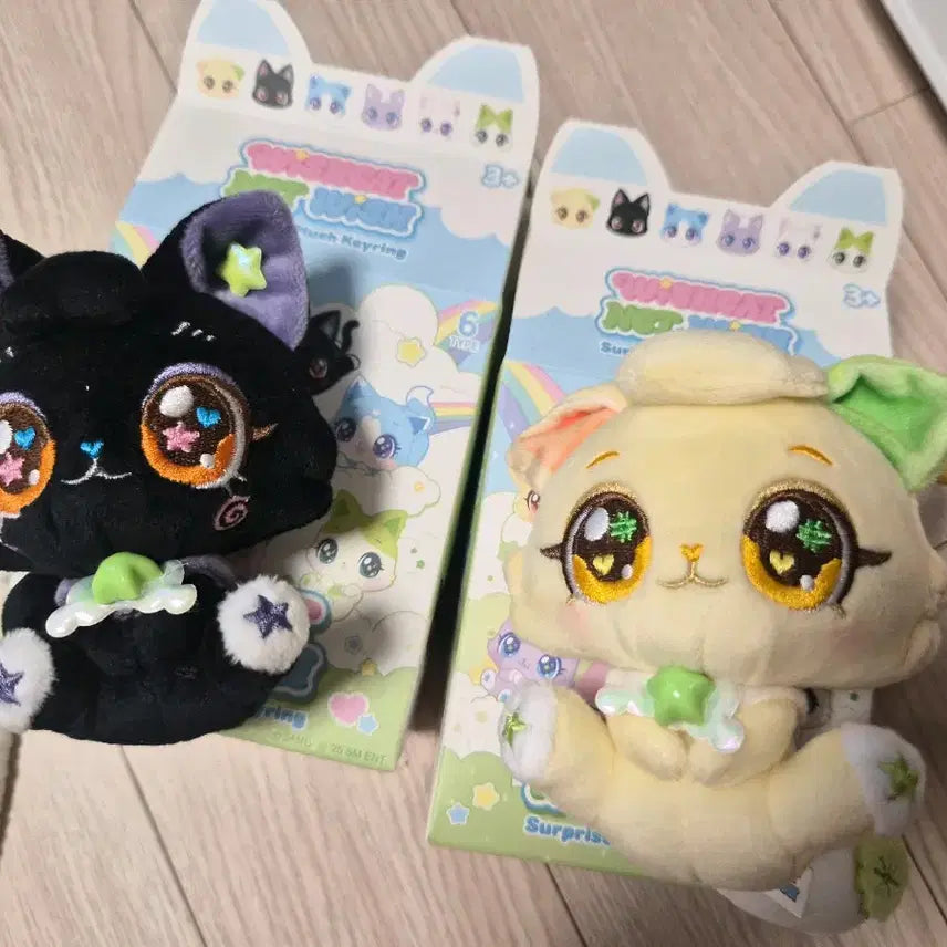 [BUNJANG] NCT WISH Wish Cat Surprise Plush Keychain (Riku, Ryo) Bundle Set / 엔시티 위시 위시캣 서프라이즈 플러시 키링(리쿠, 료) 일괄판매합니다.