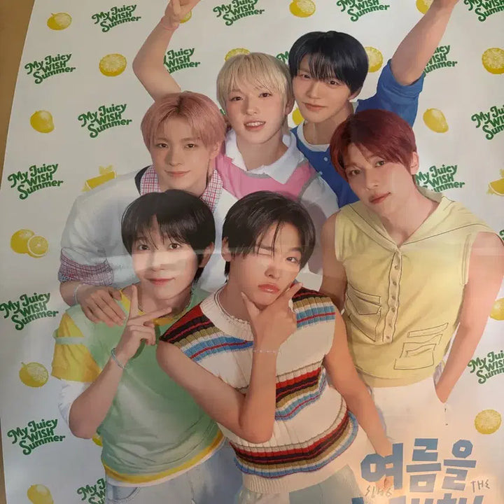 [BUNJANG] NCT Summer Group Poster / Nct 메가커피 여름 단체 포스터