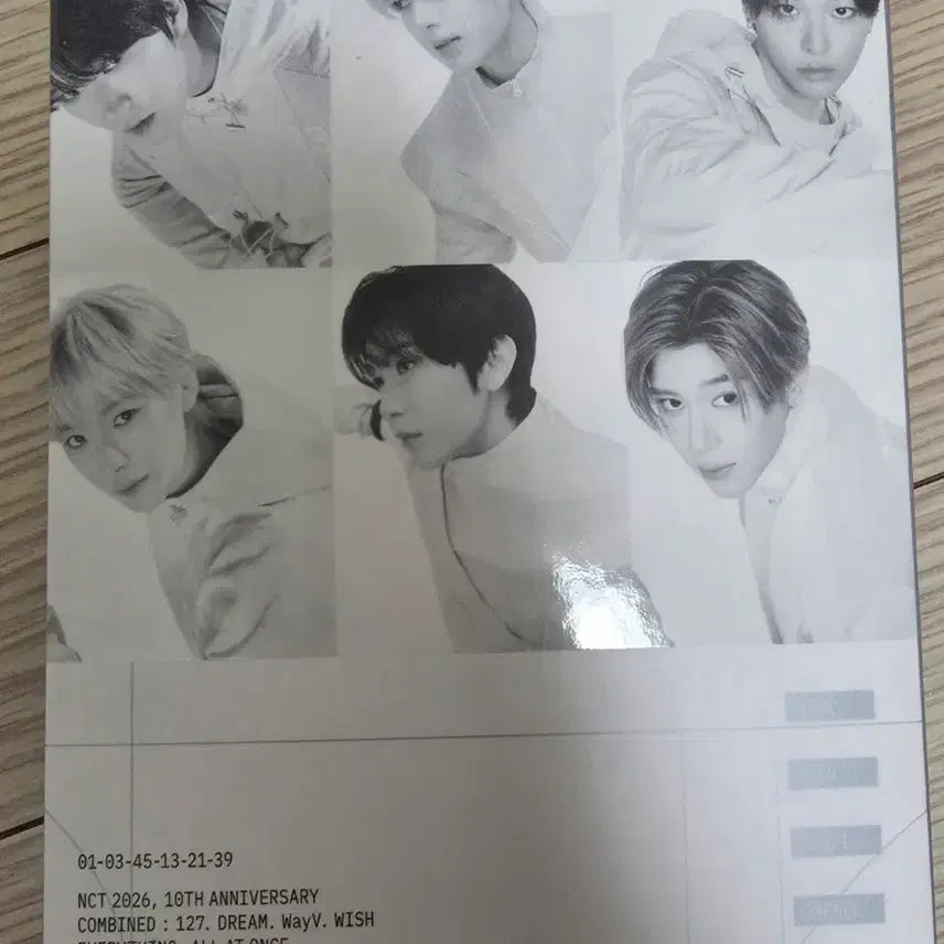 [BUNJANG] NCT Wish Group Photo Set (No Photocard) / 엔시티 팝업 엔시티 위시 그룹 포토 세트 (포카X)