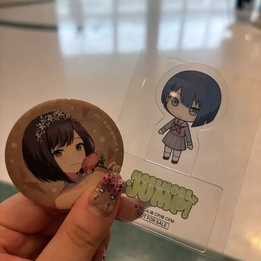 [BUNJANG] Project SEKAI Shinonome Ena Random Can Badge &amp; POB Set / 프세카 팝업 시노노메 에나 랜덤 캔뱃지 &amp; 특전 세트