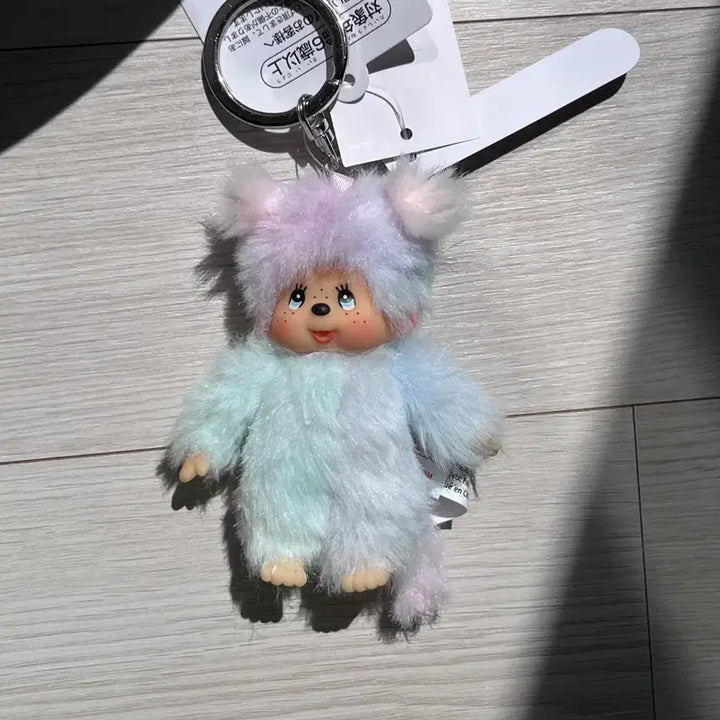 [BUNJANG] Monchhichi Tie-Dye Pastel Mini Keyring / 신상 홍콘 몬치치 타이다이 파스텔 미니 키링