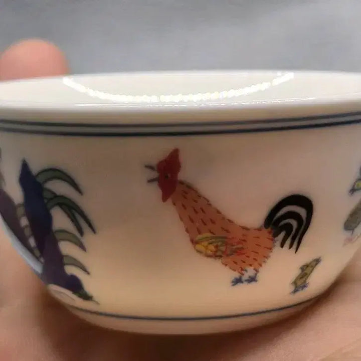 [BUNJANG] Ming Dynasty Chenghua Period Chicken Cup (40ml) / 명나라 성화시대의 닭고기 컵( 지공베이)(40ml)
