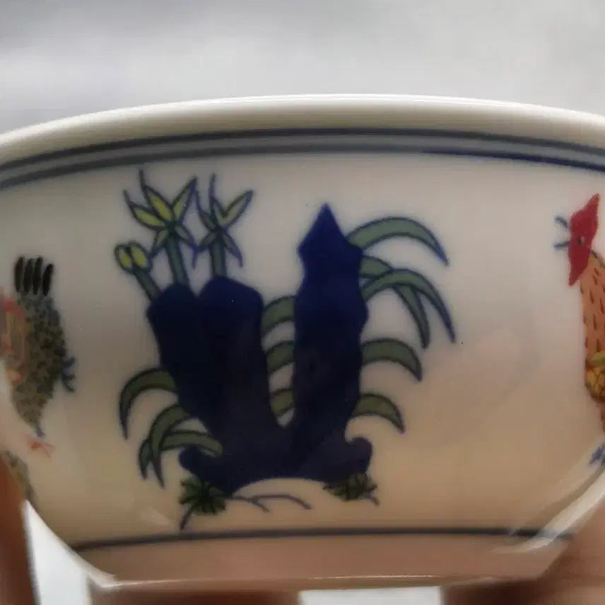 [BUNJANG] Ming Dynasty Chenghua Period Chicken Cup (40ml) / 명나라 성화시대의 닭고기 컵( 지공베이)(40ml)