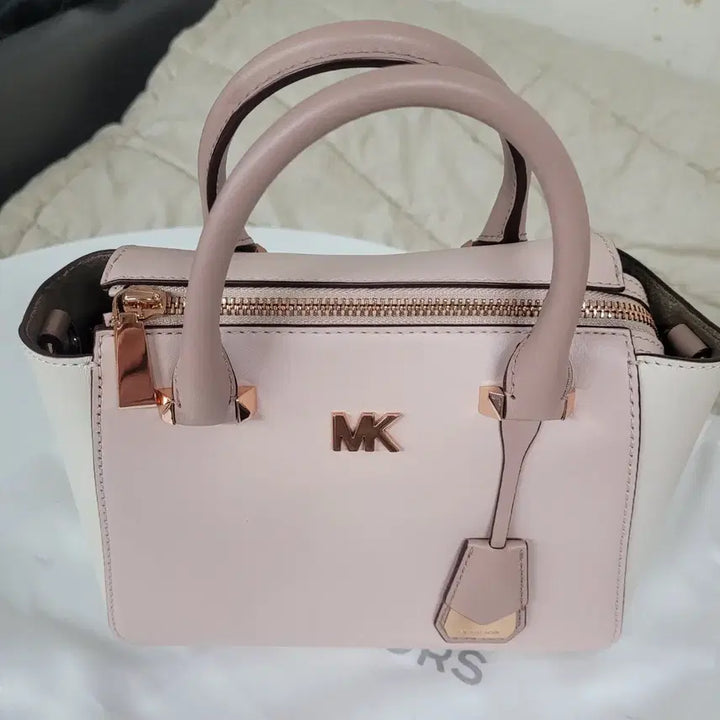 [BUNJANG] Michael Kors Pink Beige Mini Tote Bag / 마이클코어스 핑크 베이지 미니백