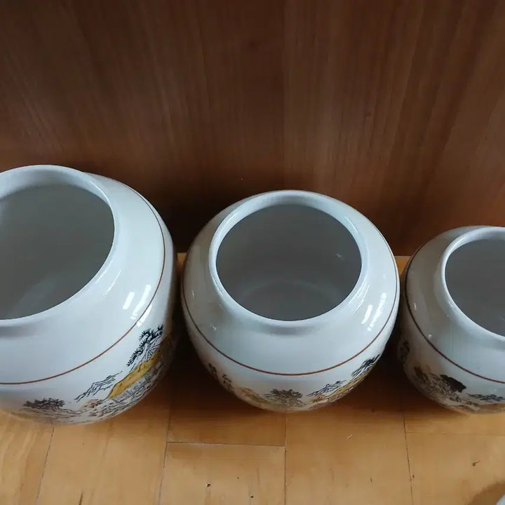 [BUNJANG] Landscape Painting Onggi Jar Set / 산수화 단지