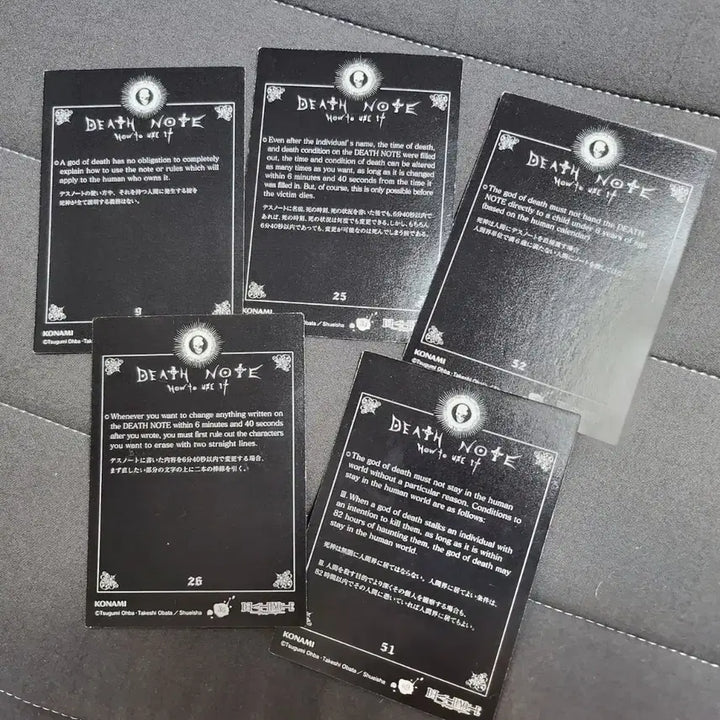 [BUNJANG] Death Note Ryuk Trading Card Bundle Set / 데스노트 류크 트레카 트레이딩 카드 일괄