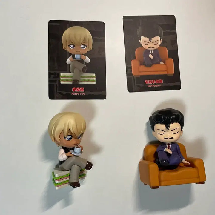 [BUNJANG] Detective Conan Tooru Amuro &amp; Kogoro Mori Pop Mart Figure / [명탐정 코난] 아무로 토오루, 모리 코고로ㅣ팝마트 피규어