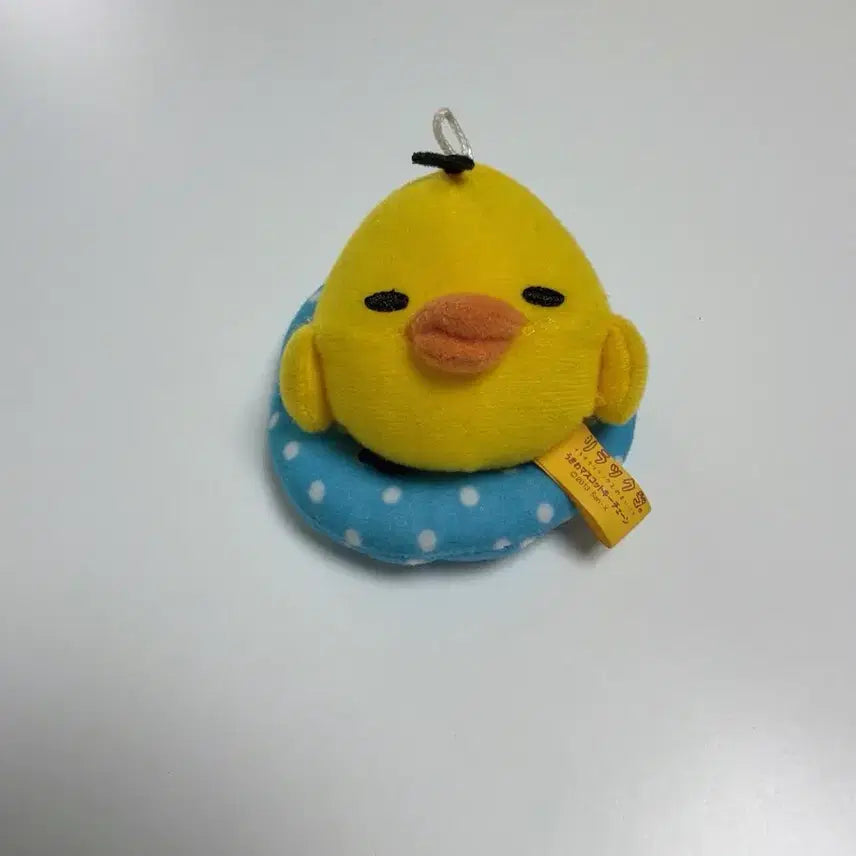 [BUNJANG] Rilakkuma Kiiroitori Tube Doll Keychain / 리락쿠마 키이로이토리 튜브 인형 키링