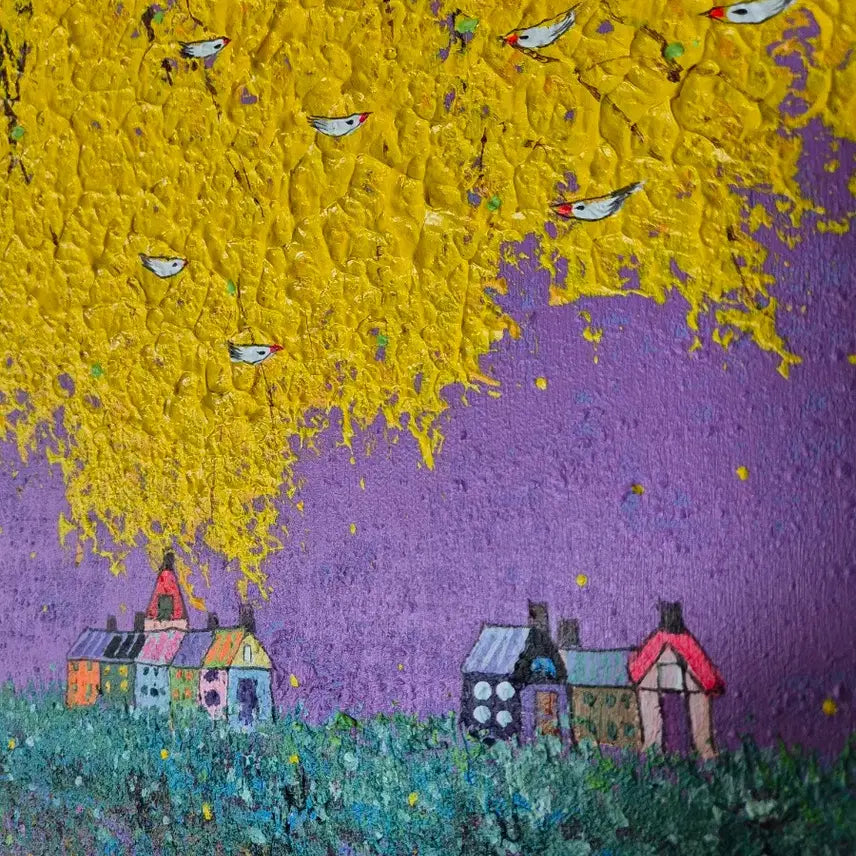 [BUNJANG] Suh Jung-Ae "Happy Time" (Size 10) Oil Painting with Certificate / 서정애 작가-행복한시간(10호)/보증서