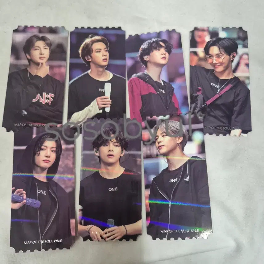 [BUNJANG] BTS Map of the Soul ON:E DVD Hologram Ticket / BTS 맵솔 온콘 디비디 홀로그램 티켓