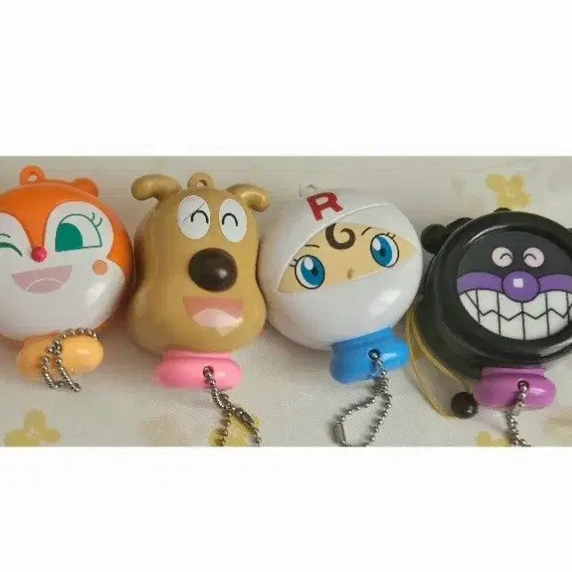 [BUNJANG] Vintage Anpanman Musical Instrument Gachapon Set / (일괄 / 마지막 인하) 고전 호빵맨 휴대폰 가챠, 악기 세트