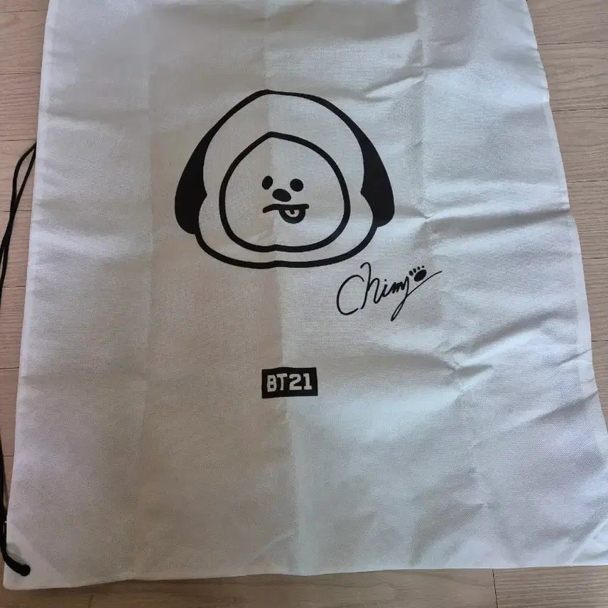 [BUNJANG] BTS BT21 Chimmy Drawstring Bag / 방탄소년단 bts BT21 치미 Chimmy 드로우백 가방
